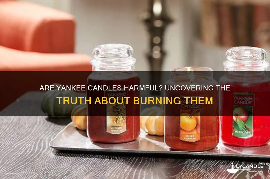 is burning yankee candles bad for you