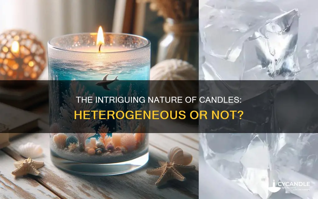 is candle a heterogeneous substance