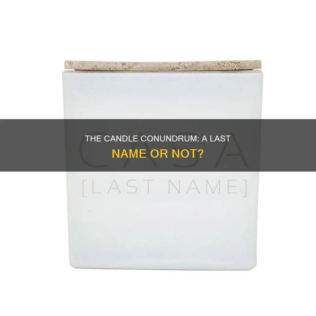 is candle a last name