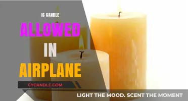 Are Scented Candles Allowed on Airplanes?
