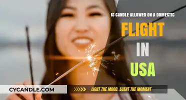 Are Candles Allowed on Domestic Flights in the USA?