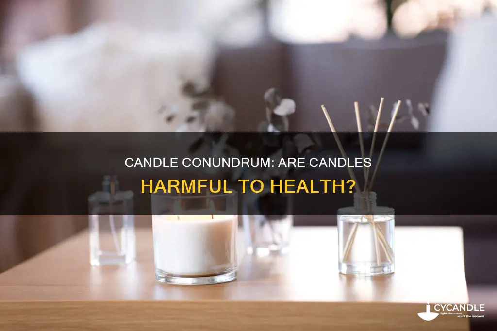 is candle bad for health