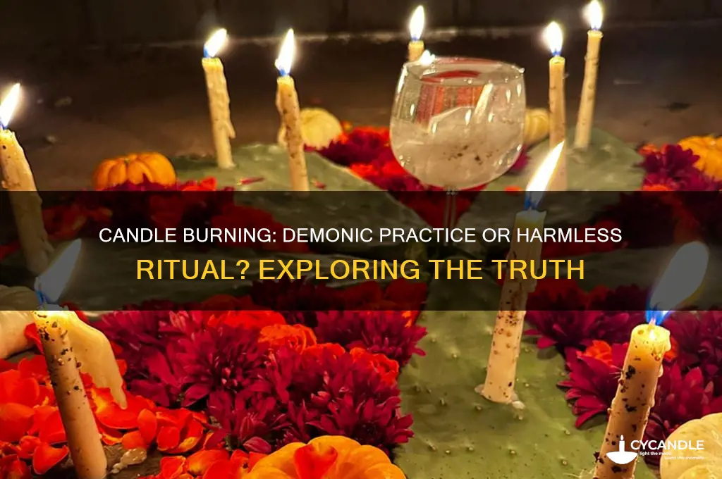 is candle burning demonic