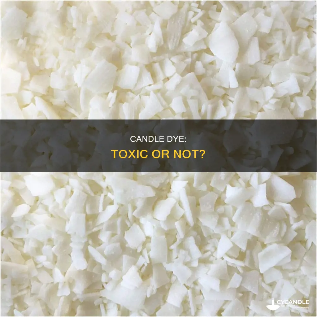 is candle dye toxic