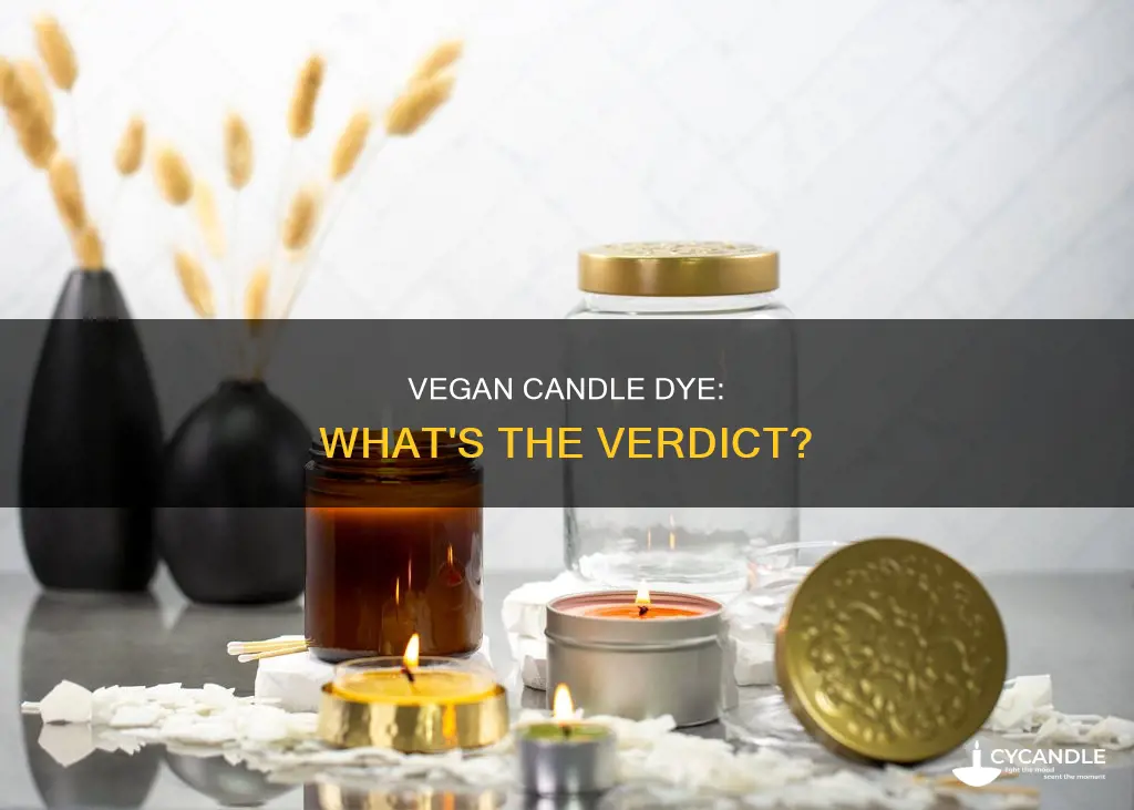 is candle dye vegan