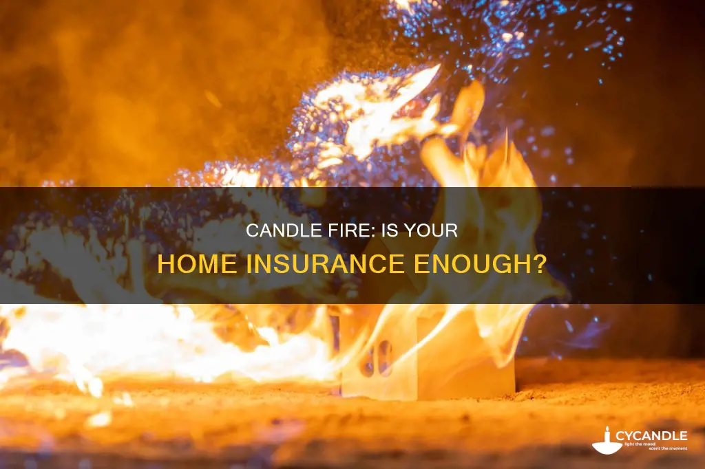 is candle fire covered under home owner insurance