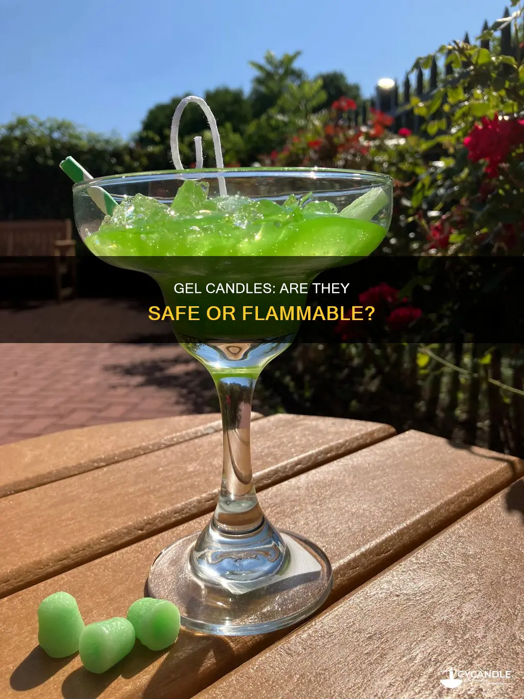 is candle gel flammable