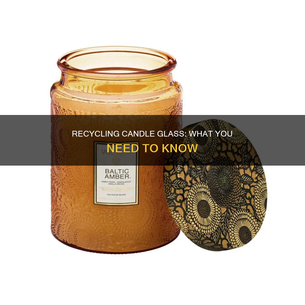 is candle glass recyclable
