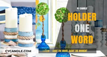 Candle Holder: One Word or Two?