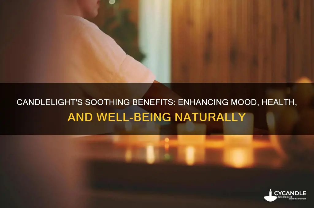 is candle light good for you