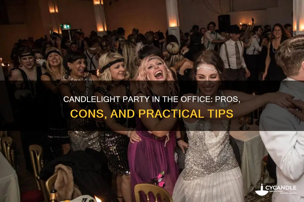 is candle light party good idea office