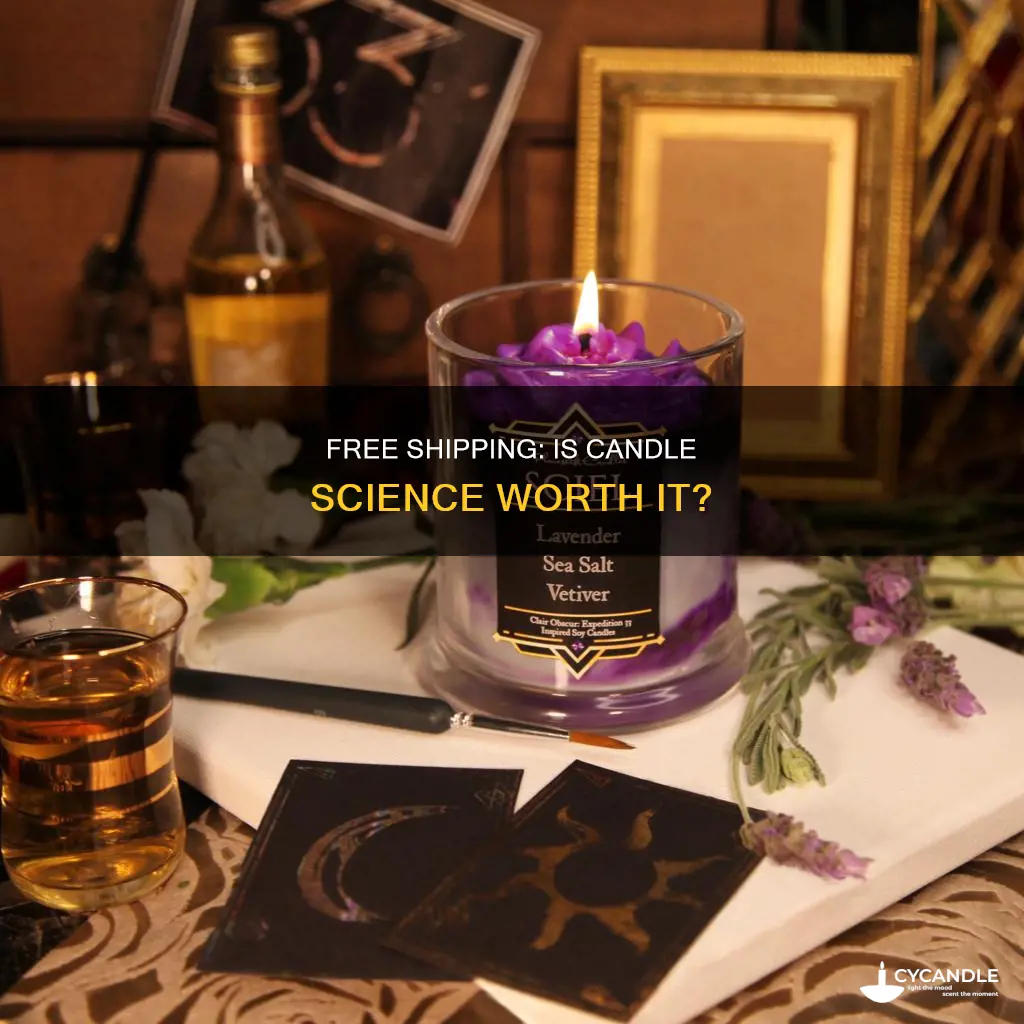 is candle science free shipping