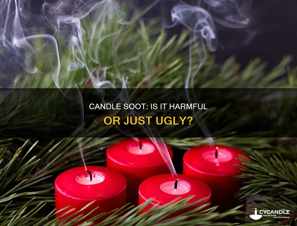 is candle soot bad