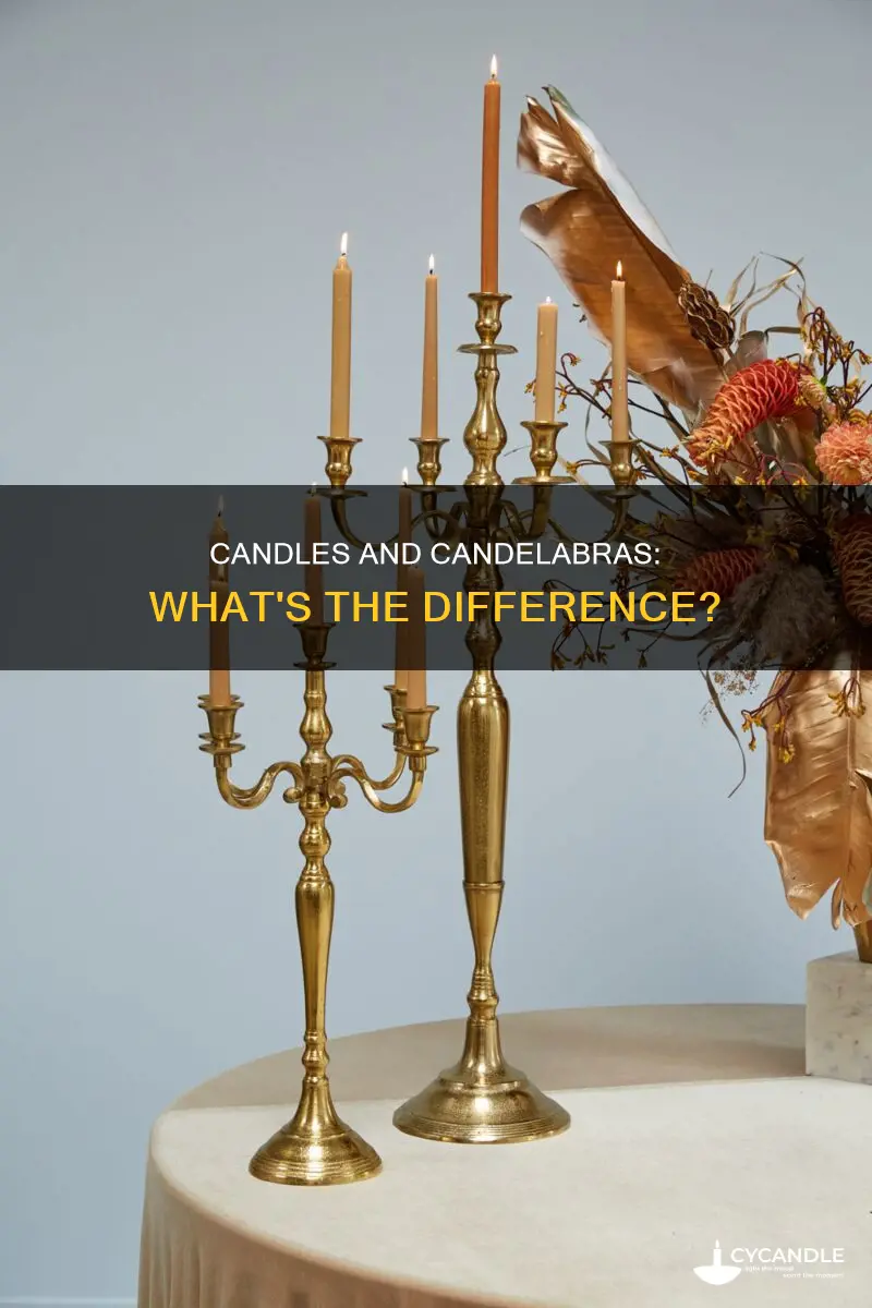 is candle the same as candelabra