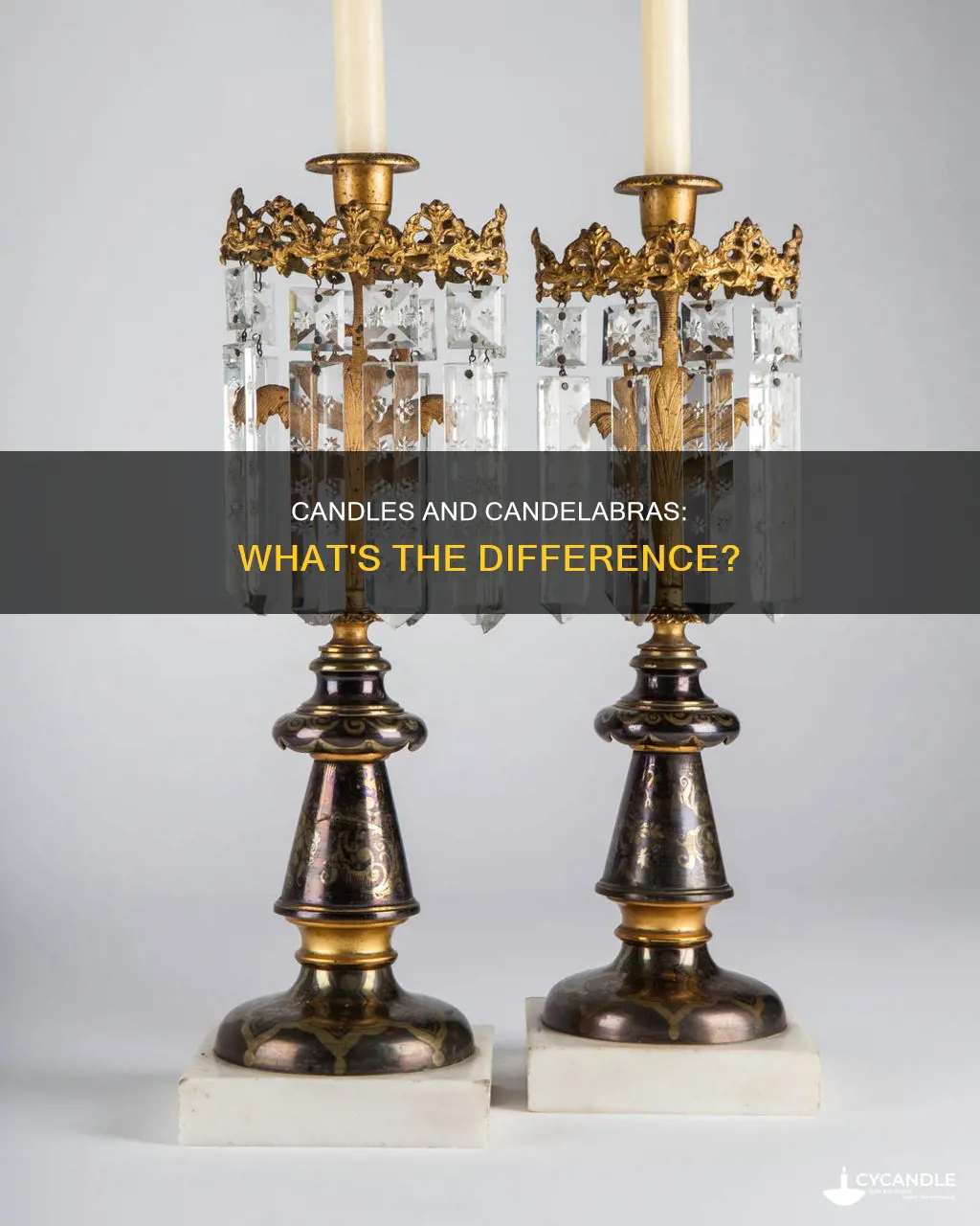 is candle the same as candleabra