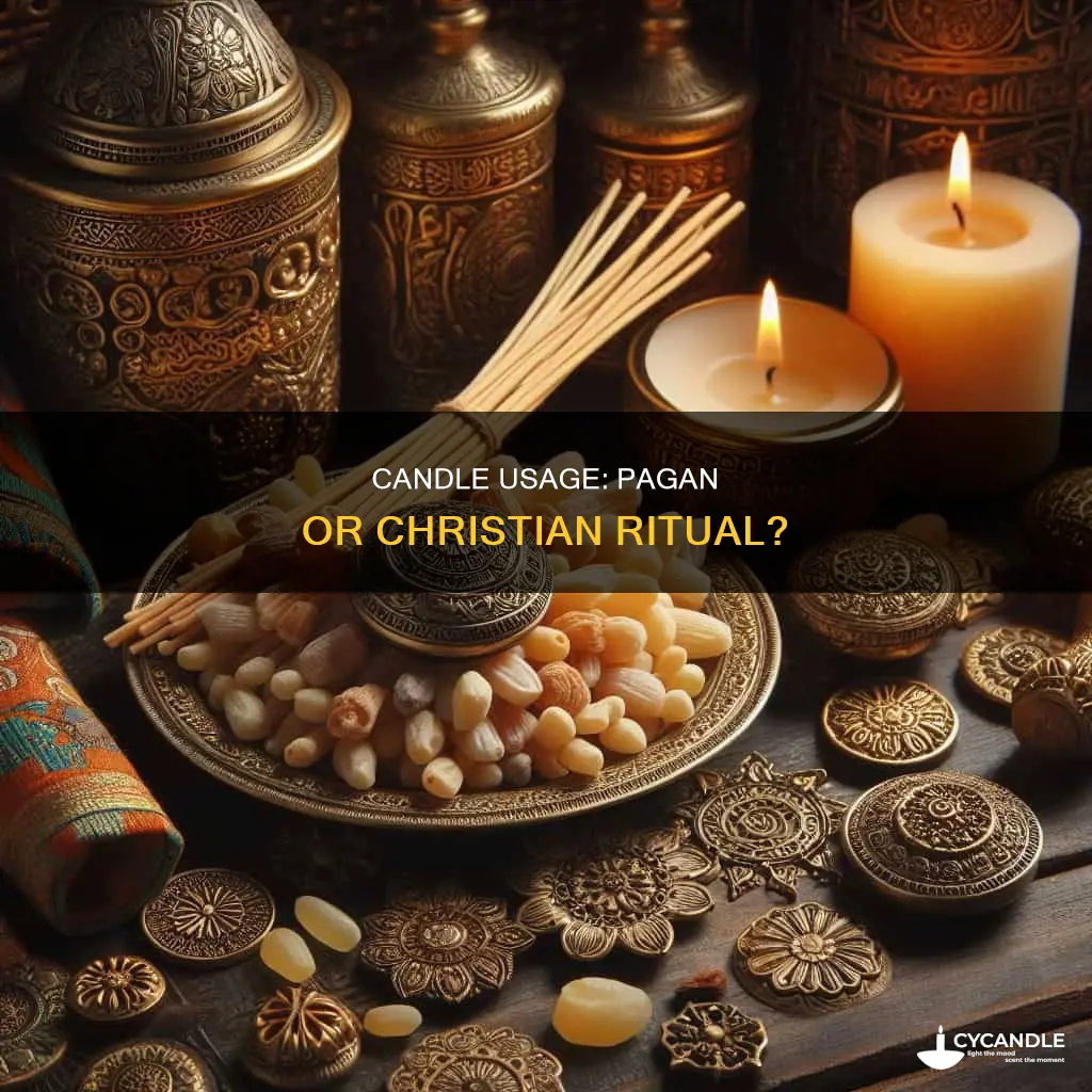 is candle useage in religion pagan or christian