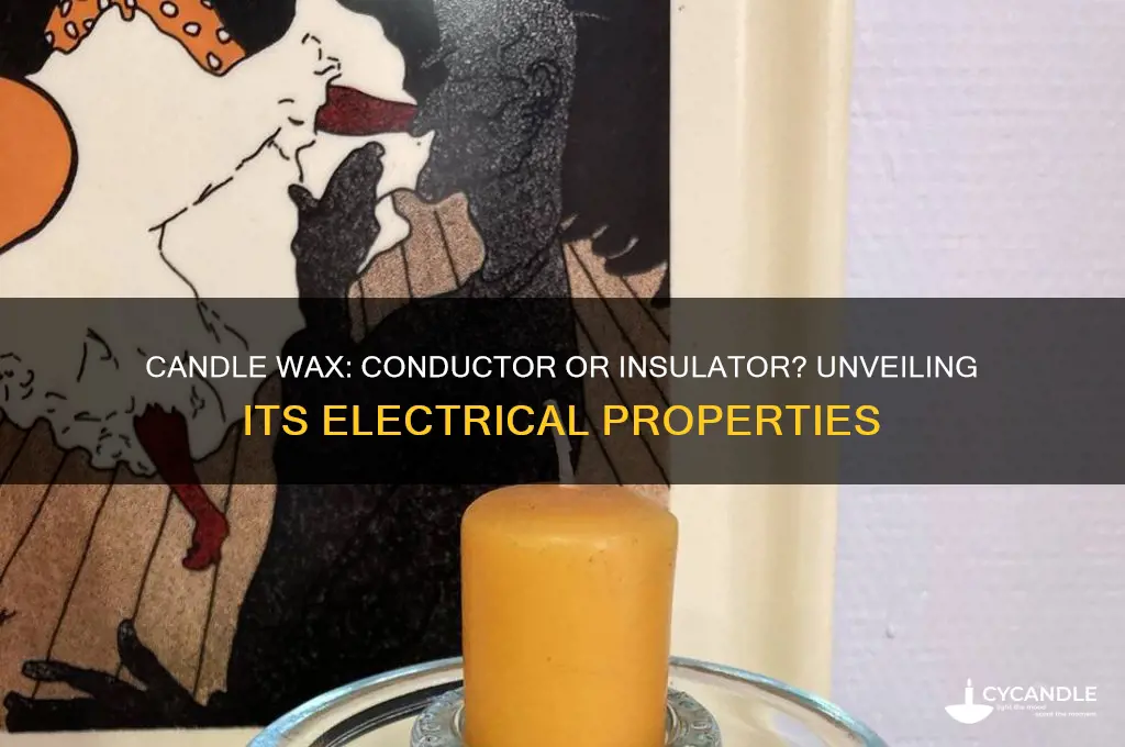is candle wax a conductor or insulator