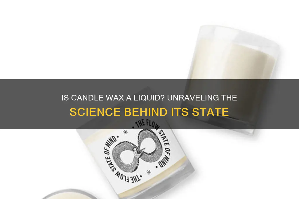 is candle wax a liquid