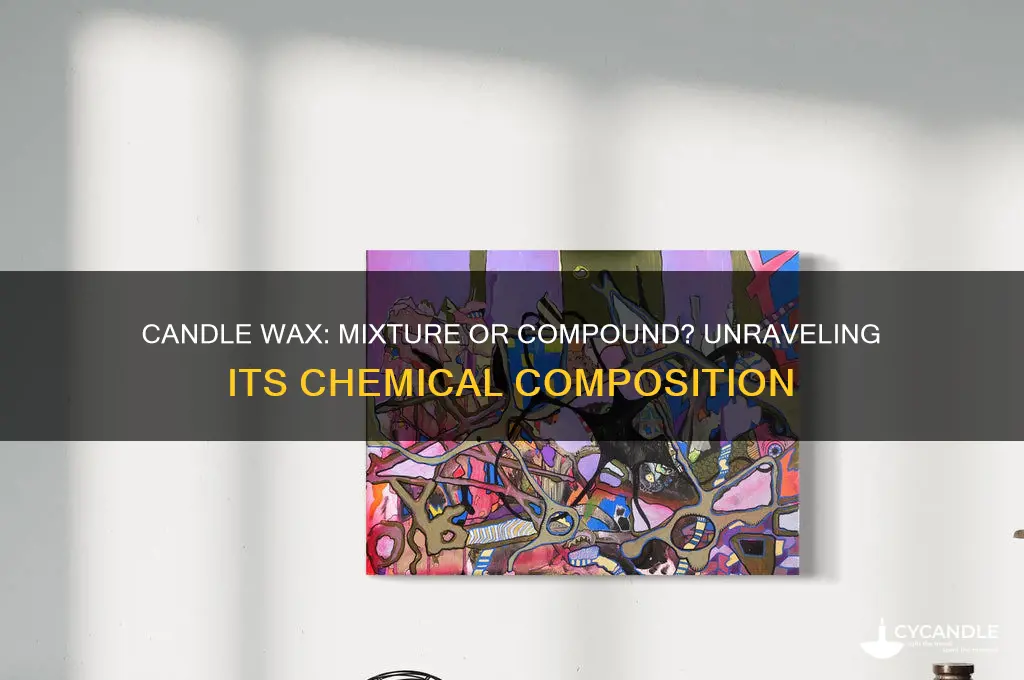 is candle wax a mixture or a compound