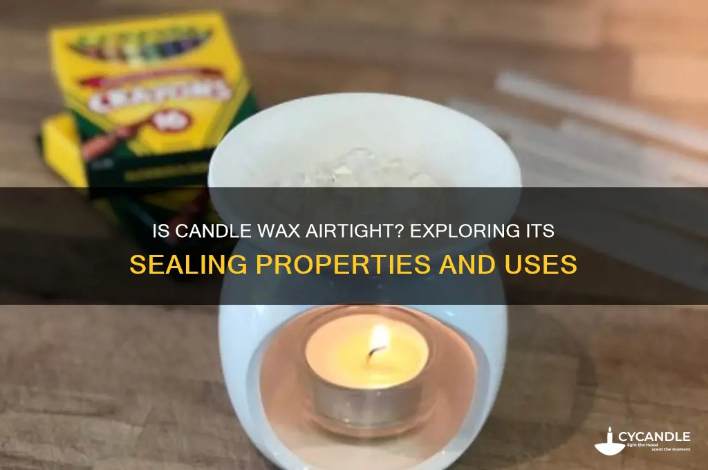 is candle wax airtight