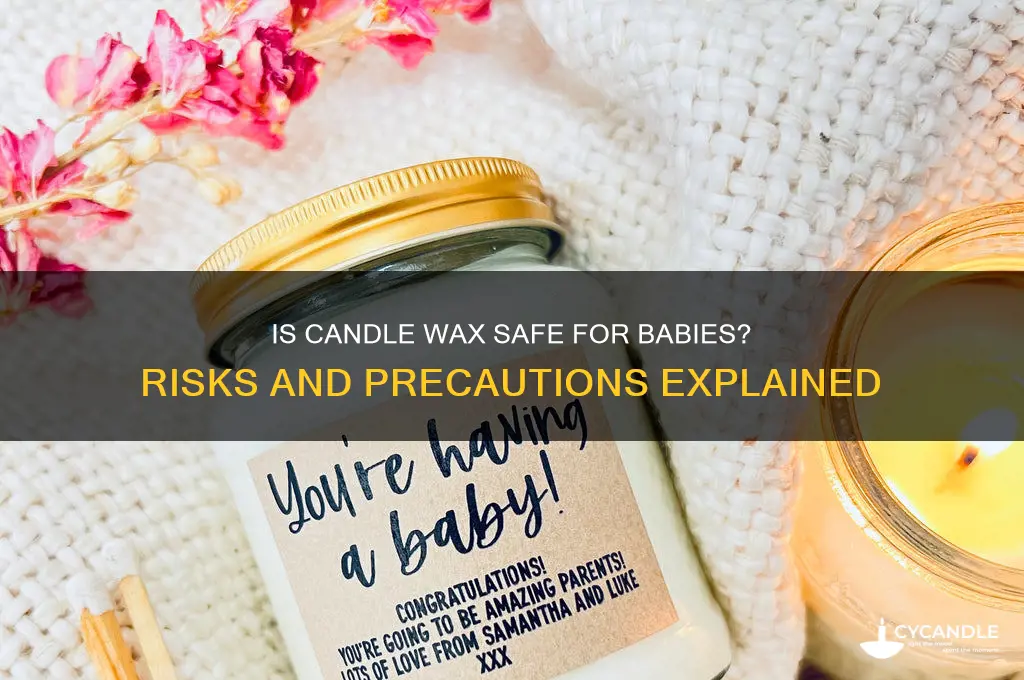 is candle wax bad for babies
