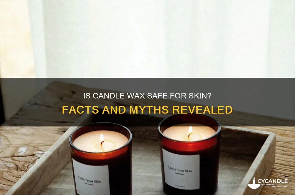 is candle wax bad for skin