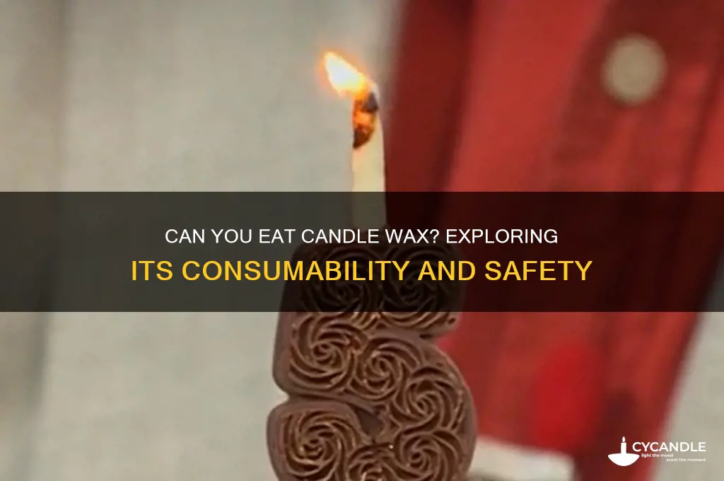is candle wax consumable