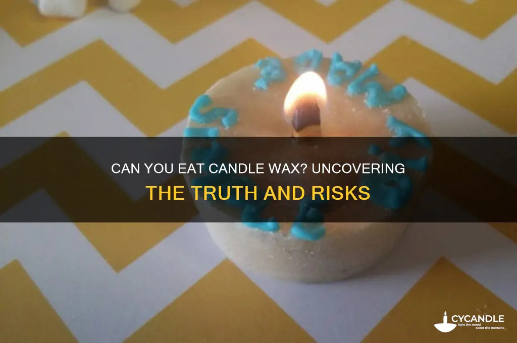 is candle wax edible