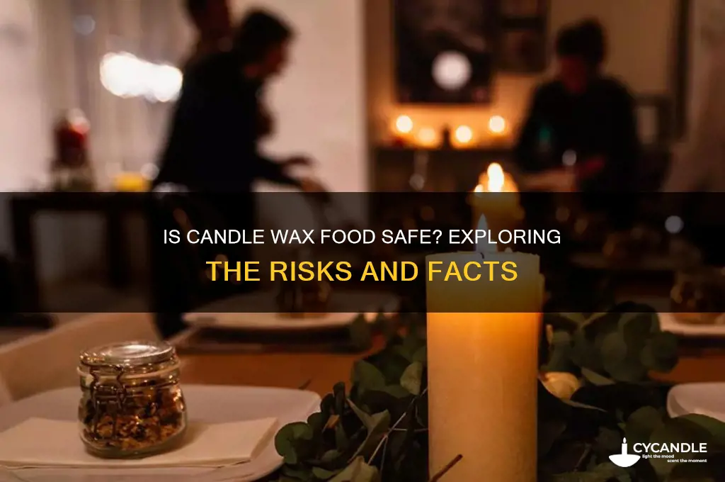 is candle wax food safe