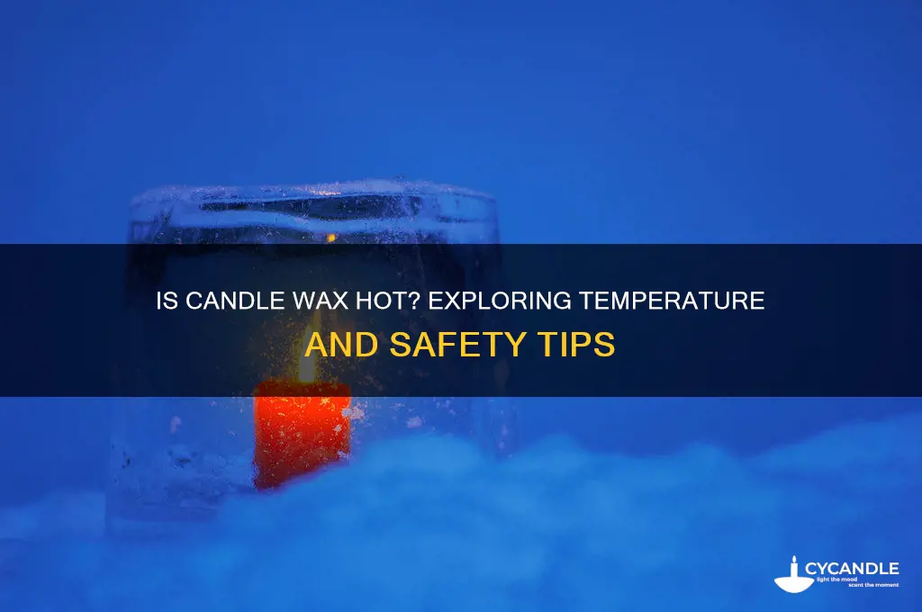 is candle wax hot