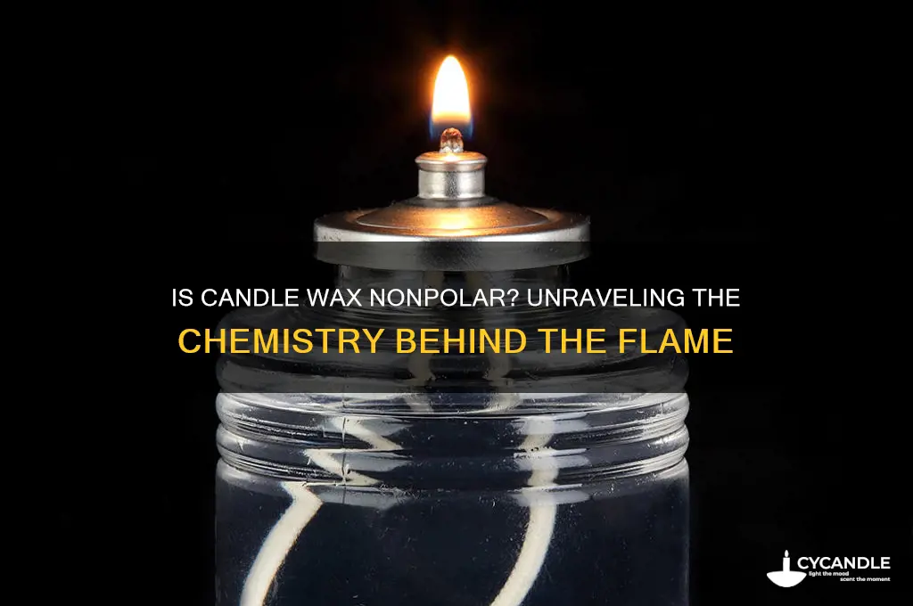is candle wax nonpolar