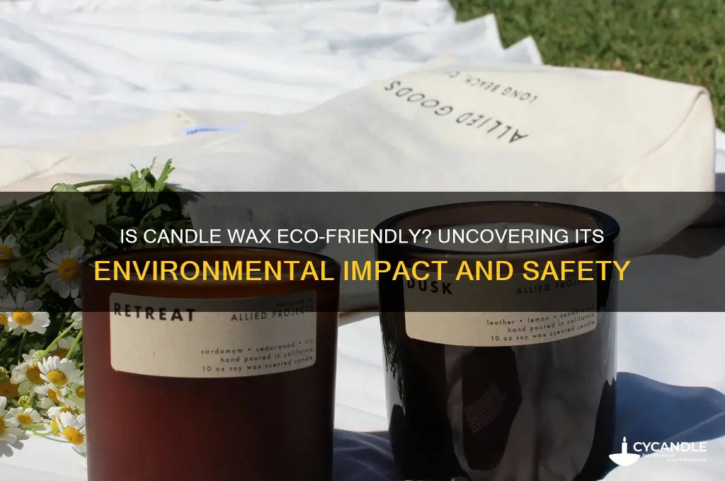 is candle wax safe for the enviornment