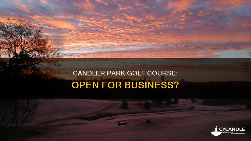 is candler park golf course open