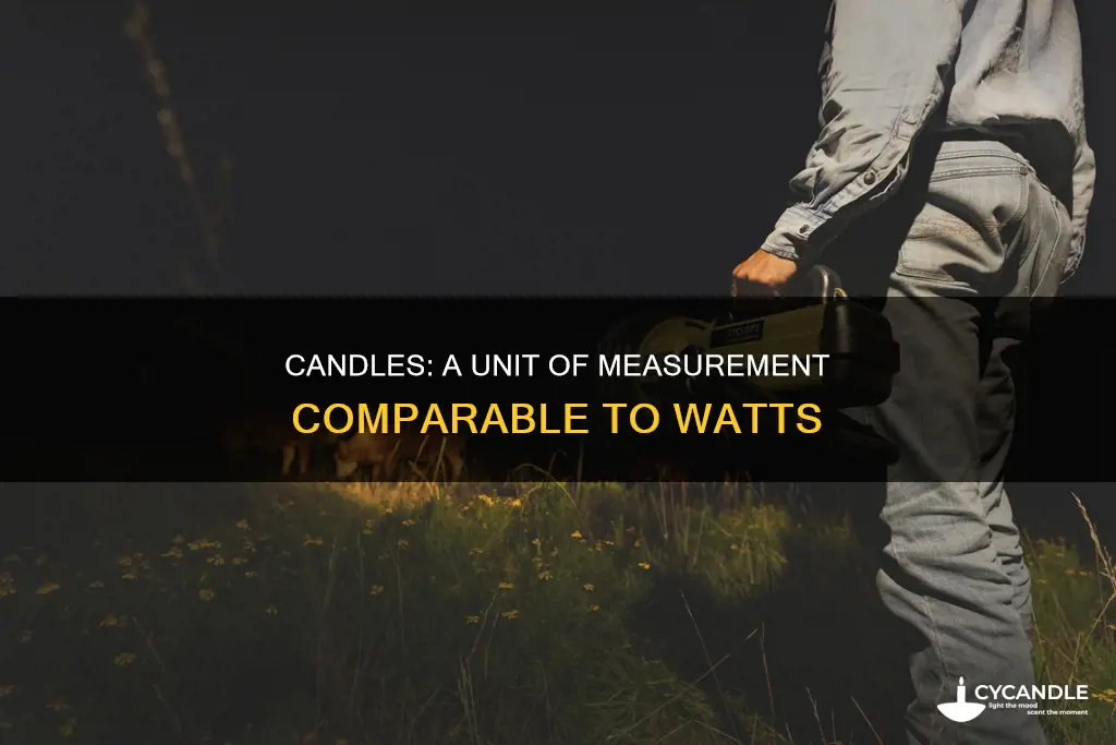 is candles a measurement similar to watt