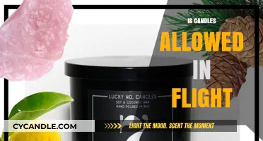 Candles on a Plane: What's Allowed?