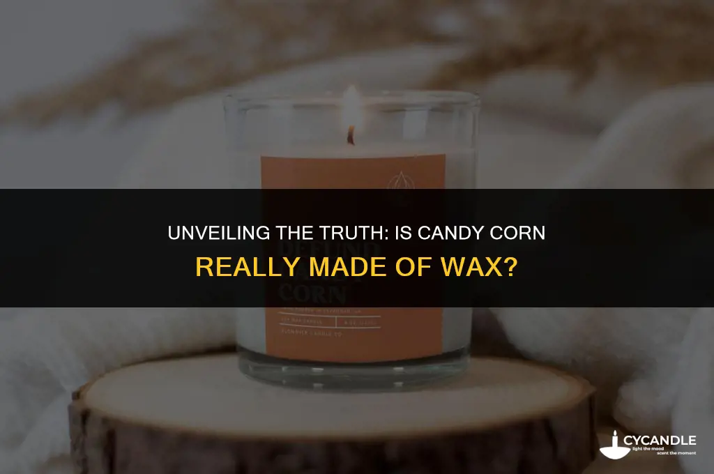 is candy corn wax