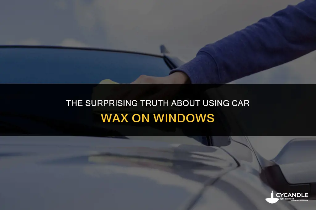is car wax good for windows