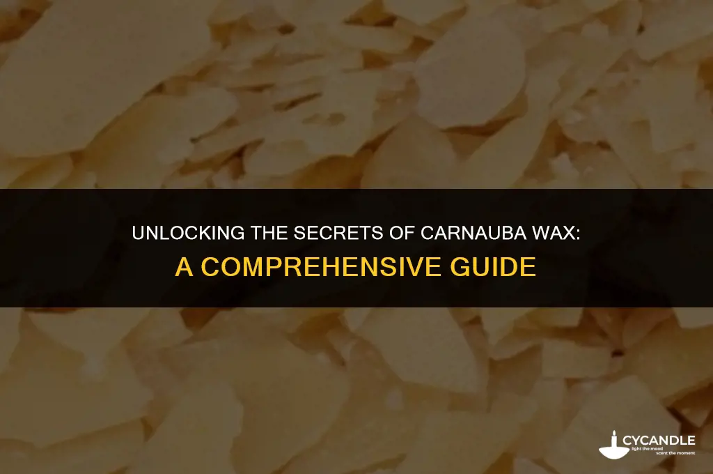 is carnauba wax good