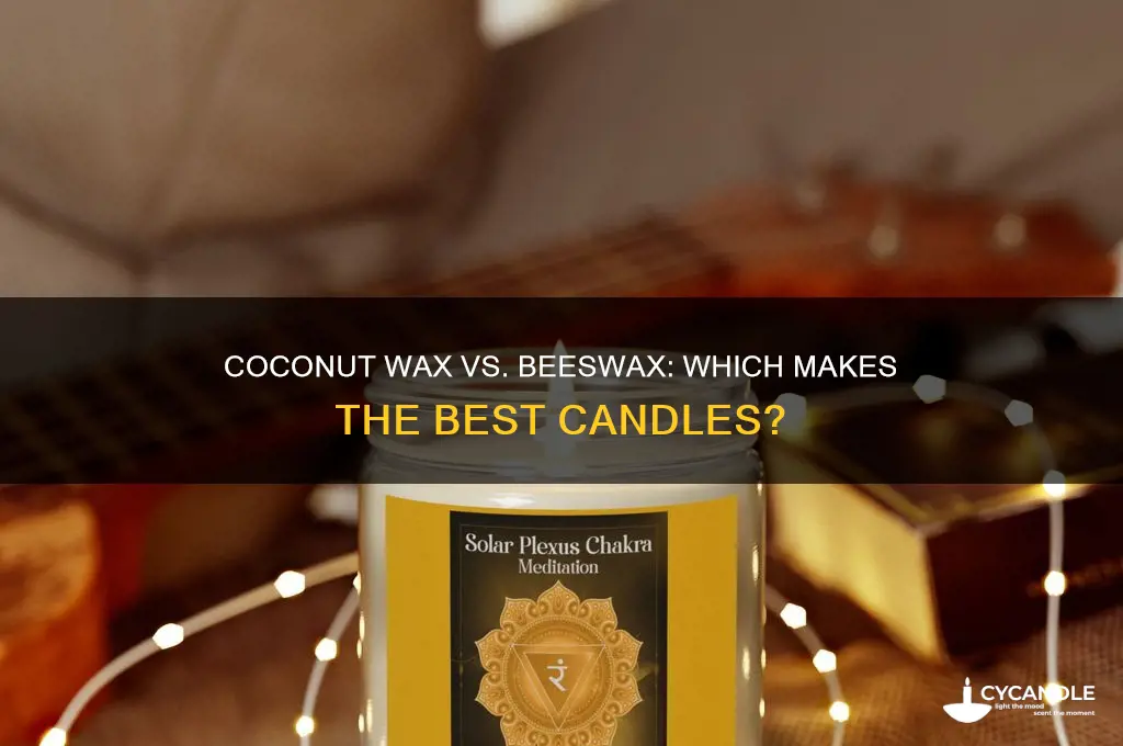 is coconut wax or beeswax better for candles