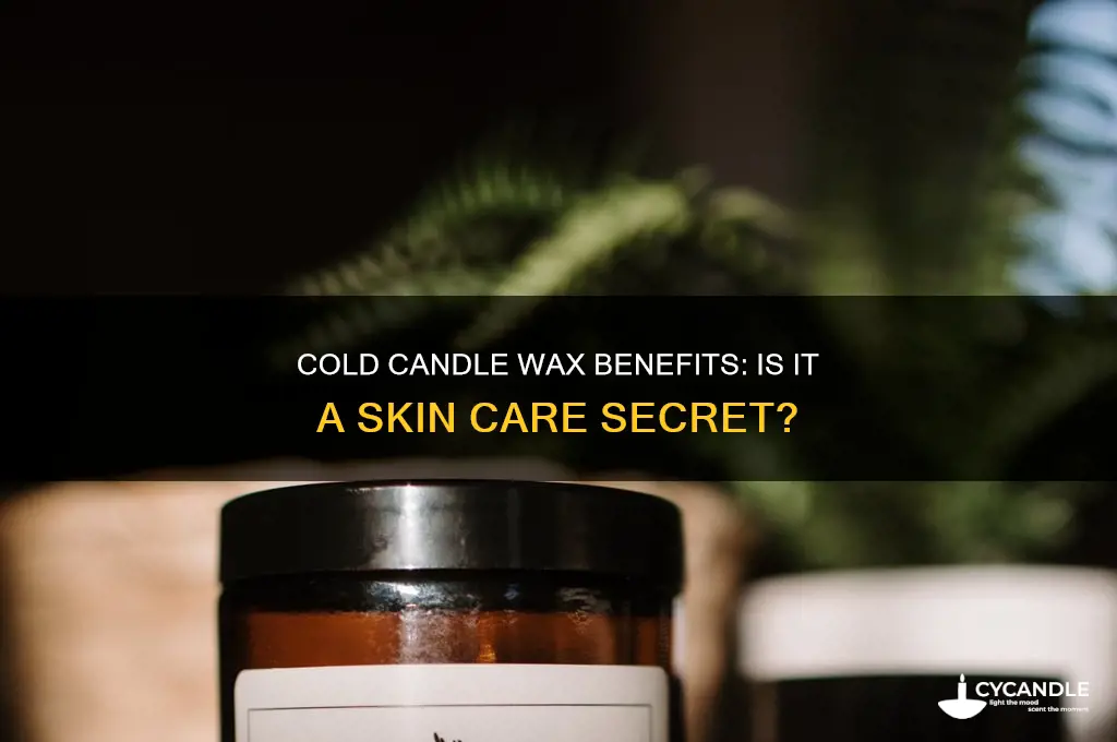 is cold candle wax good for your skin