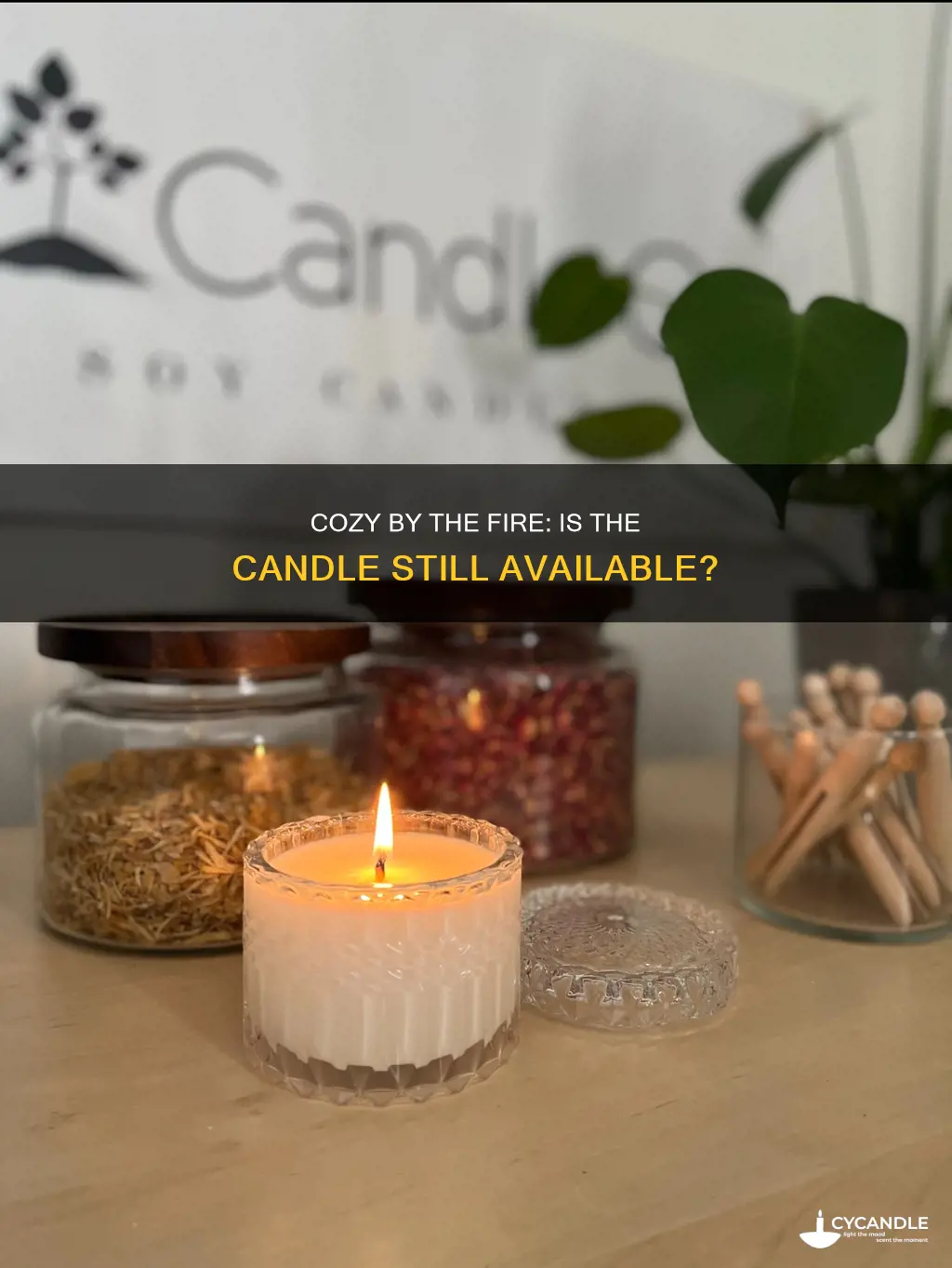 is cozy by the fire candle retired