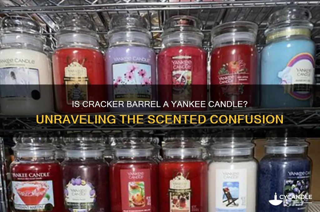 is cracker barrel a yankee candle