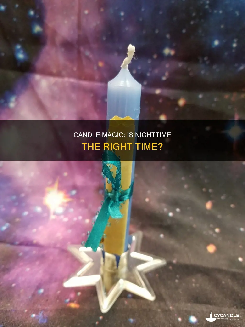 is doing candle magic at night better