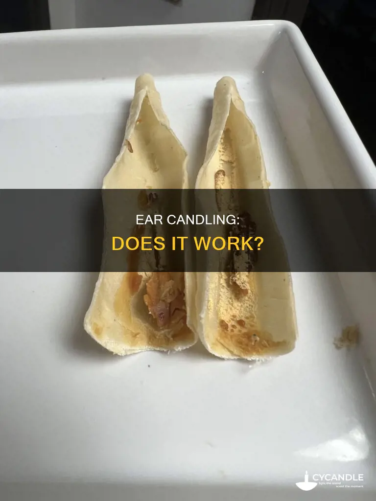 is ear candling results