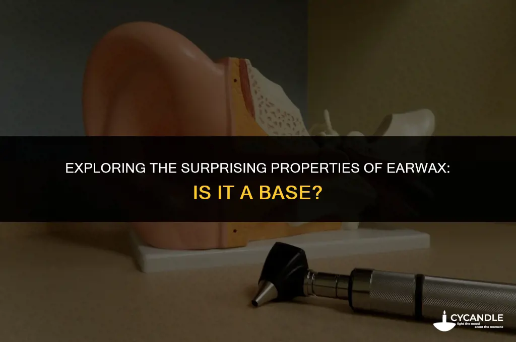 is ear wax a base