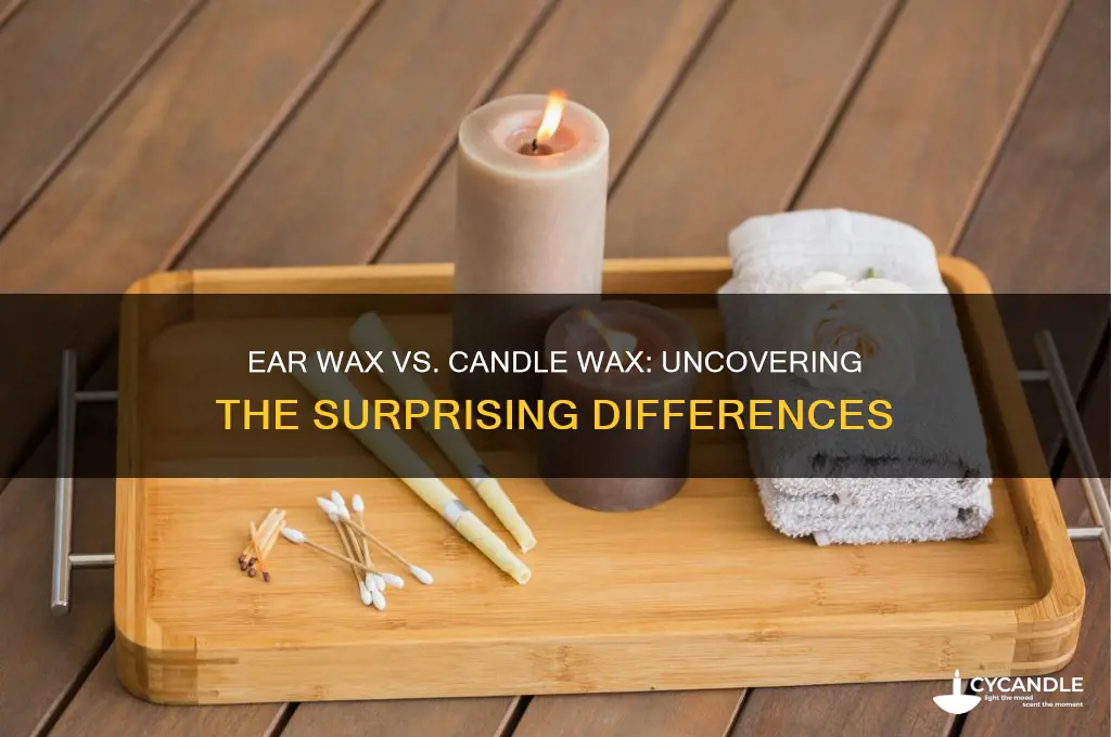 is ear wax the same as candle wax