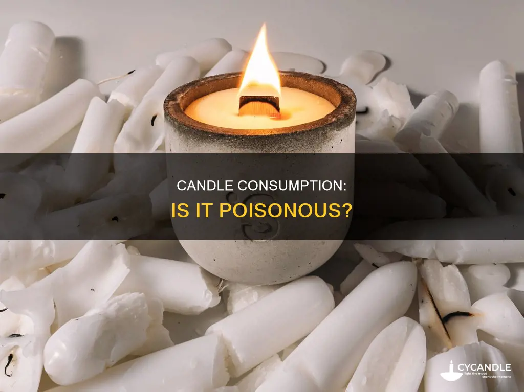 is eating a candle poisonous
