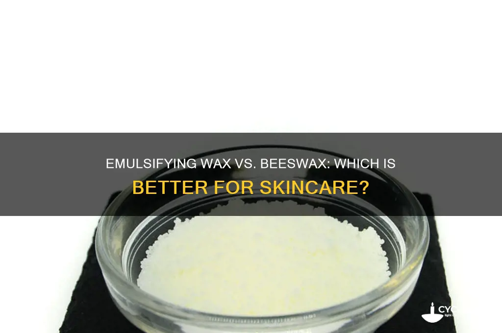 is emulsifying wax better than beeswax