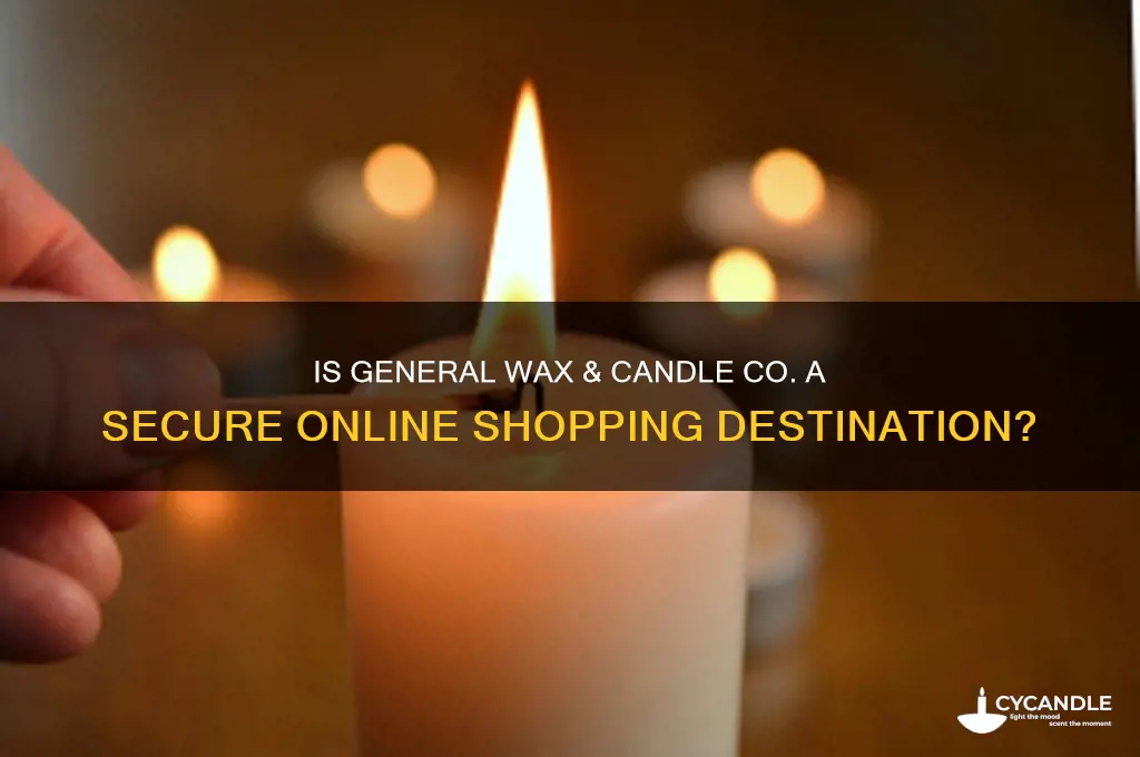 is general wax & candle company a safe website
