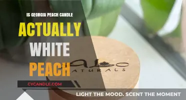Georgia Peach Candles: White or Not?
